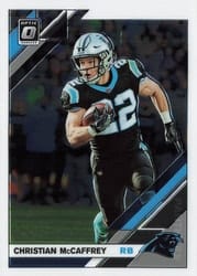 2019 Donruss Optic Base Set Christian McCaffrey #17 card