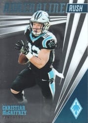 2019 Panini Phoenix Adrenaline Rush Christian McCaffrey #11 card