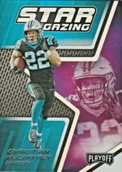 2019 Panini Playoff Star Gazing Christian McCaffrey #16 card