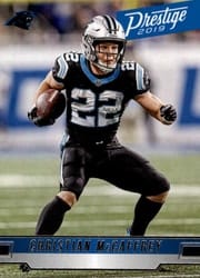 2019 Panini Prestige Base Set Christian McCaffrey #33 card