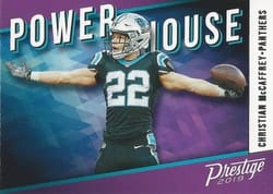 2019 Panini Prestige Power House Christian McCaffrey #PH-CM card