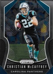 2019 Panini Prizm Base Set Christian McCaffrey #179 card