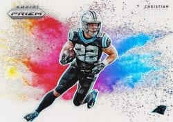 2019 Panini Prizm Color Blast Christian McCaffrey #8 card