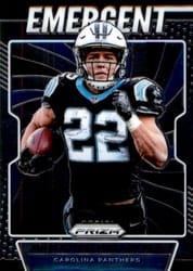 2019 Panini Prizm Emergent Christian McCaffrey #10 card