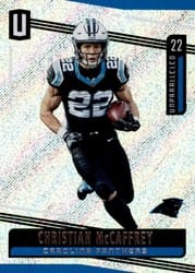 2019 Panini Unparalleled Base Set Christian McCaffrey #140 card
