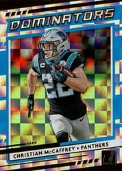 2020 Donruss Dominators Christian McCaffrey #D-CM card