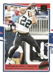 2020 Donruss Highlights Christian McCaffrey #H-CM card