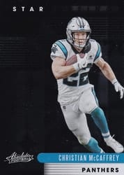 2020 Panini Absolute Star Gazing Christian McCaffrey #7 card