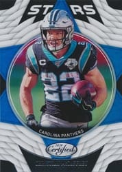 2020 Panini Certified Stars Christian McCaffrey #CS-CM card