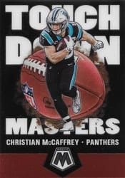 2020 Panini Mosaic Touchdown Masters Christian McCaffrey #TM18 card
