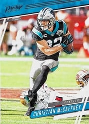 2020 Panini Prestige Base Set Christian McCaffrey #131 card