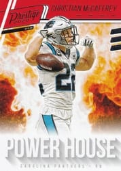 2020 Panini Prestige Power House Christian McCaffrey #PH-CM card