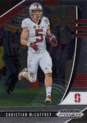 2020 Panini Prizm Draft Picks Base Set Christian McCaffrey #17 card