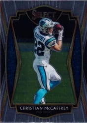 2020 Panini Select Base Set Christian McCaffrey #106 card
