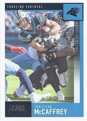 2020 Score Base Set Christian McCaffrey #261 card