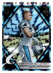 2021 Donruss Elite Series Christian McCaffrey #ES-CMC card