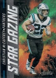 2021 Panini Absolute Star Gazing Christian McCaffrey #10 card