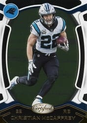 2021 Panini Certified Base Set Christian McCaffrey #81 card