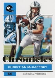 2021 Panini Chronicles Base Set Christian McCaffrey #14 card