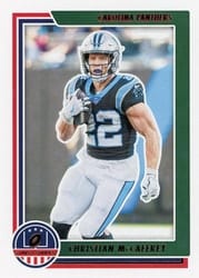 2021 Panini Chronicles Stars & Stripes Christian McCaffrey #STS-CMC card
