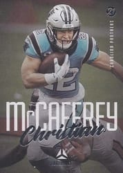 2021 Panini Luminance Base Set Christian McCaffrey #14 card
