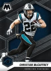 2021 Panini Mosaic Base Set Christian McCaffrey #36 card