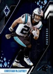 2021 Panini Phoenix Base Set Christian McCaffrey #18 card