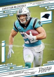 2021 Panini Prestige Base Set Christian McCaffrey #78 card