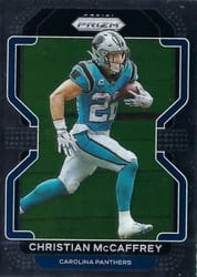 2021 Panini Prizm Base Set Christian McCaffrey #315 card