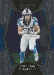 2021 Panini Select Base Set Christian McCaffrey #107 card