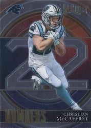2021 Panini Select Select Numbers Christian McCaffrey #SN-20 card