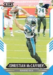 2021 Score Base Set Christian McCaffrey #200 card