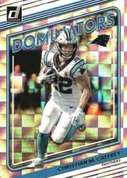 2022 Donruss Dominators Christian McCaffrey #D26 card
