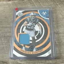 2022 Panini Elements Critical Mass Memorabilia Christian McCaffrey #CM-CM card