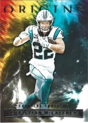 2022 Panini Origins Base Set Christian McCaffrey #13 card