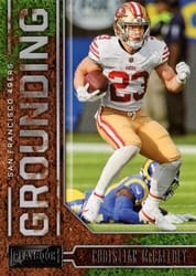 2022 Panini Playbook Grounding Christian McCaffrey #G-3 card