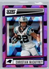 2022 Panini Score Christian McCaffrey Cubic #49 card