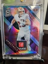 2022 Panini Spectra Sunday Spectacle Christian McCaffrey #SS-CMC card