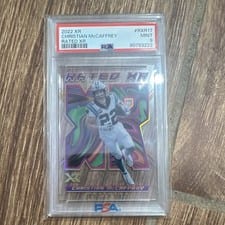 2022 Panini XR Rated XR Christian McCaffrey #RXR-17 card