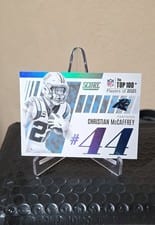 2022 Score Top 100 Christian McCaffrey #T44 card
