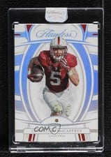 2023 Panini Flawless Collegiate Base Set Christian McCaffrey #6 card