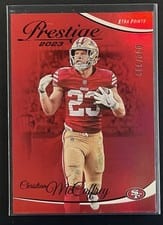 2023 Panini Prestige Christian McCaffrey #257 card