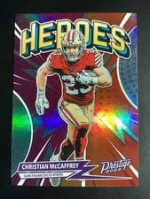 2023 Panini Prestige Heroes Christian McCaffrey #H-9 card