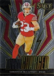 2023 Panini Select Turbocharged Christian McCaffrey #15 card