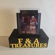 2023 Score Hardscore Christian McCaffrey #10 card