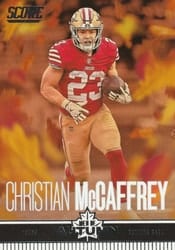 2023 Score Men of Autumn Christian McCaffrey #13 card