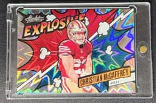 2024 Panini Absolute Explosive Christian McCaffrey #EX-CMY card