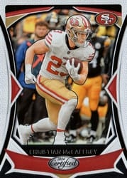 2024 Panini Certified Base Set Christian McCaffrey #22 card