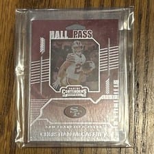 2024 Panini Contenders Hall Pass Christian McCaffrey #25 card
