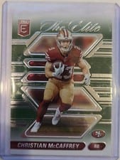 2024 Panini Donruss Elite The Elite Christian McCaffrey Green #9 card